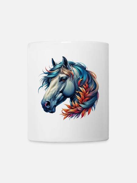 Pferd - Tasse - Weiß