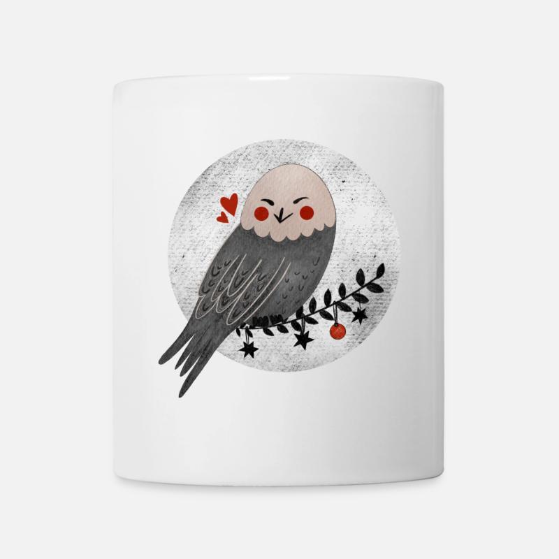 Christmas Owl - Mug - white