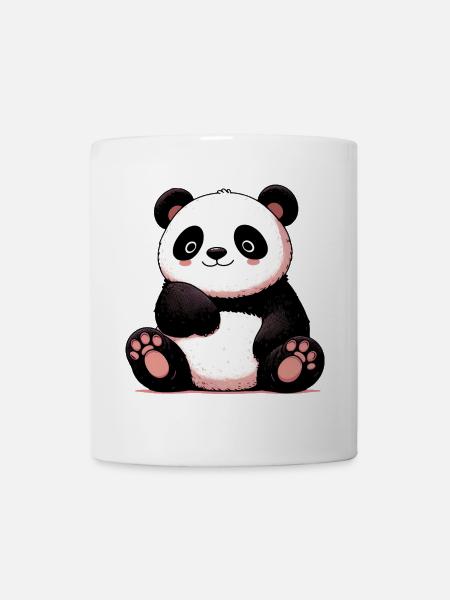 Panda - Kop/krus - hvid