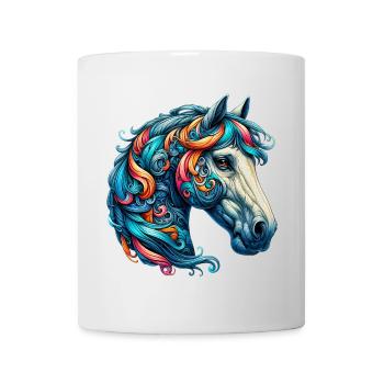 Cheval - Mug blanc - blanc - Devant