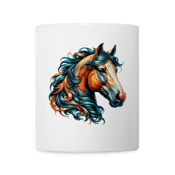 Cheval - Mug blanc - blanc - Devant
