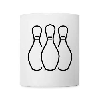 Bowling Pins Sketch - Mug - white - Front