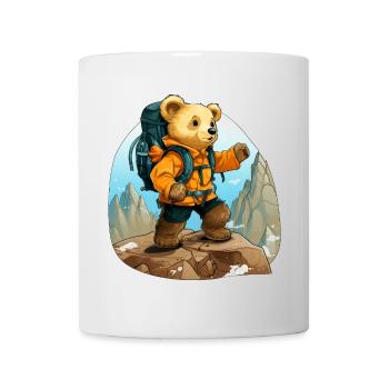 Bears Mountaineers / Hiking Bear - Mug - white - Front