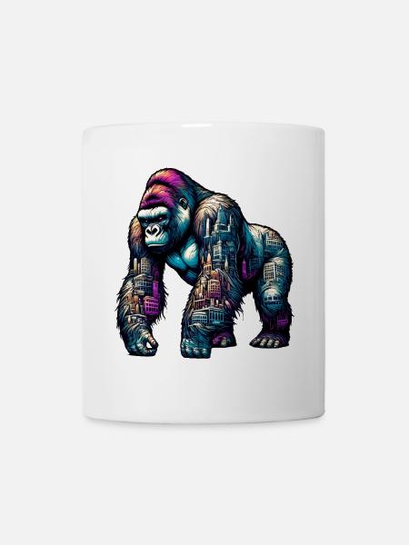 Gorille - Mug blanc - blanc
