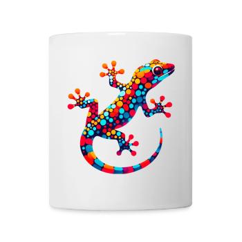 Gecko - Mug blanc - blanc - Devant