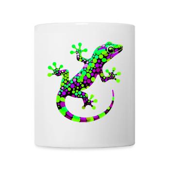 Gecko - Tasse - Weiß - Vorne