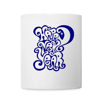 Happy New Year ! Silvester Frohes neues Jahr 2025 - Tasse - Weiß - Vorne