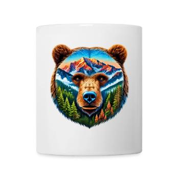 Ours - Mug blanc - blanc - Devant