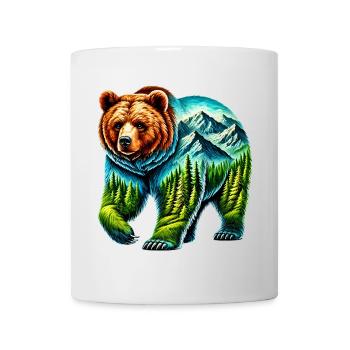 Ours - Mug blanc - blanc - Devant