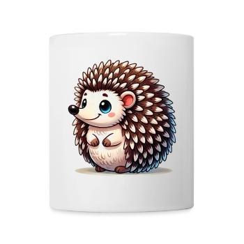 Hérisson - Mug blanc - blanc - Devant