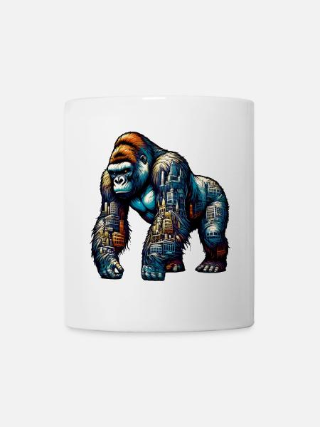 Gorilla - Tasse - Weiß