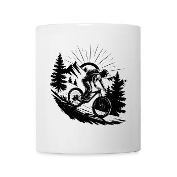 MTB Mountain Bike - Mug - white - Front