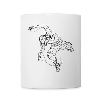 Breakdancer Sketch - Mug - white - Front