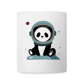 Astronauten-Panda – Fantasievolles Weltraummotiv - Tasse - Weiß - Vorne