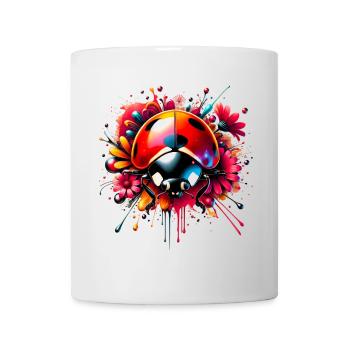 Marienkäfer - Tasse - Weiß - Vorne