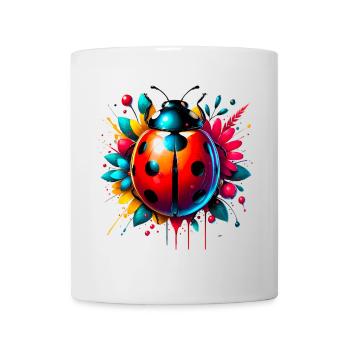 Marienkäfer - Tasse - Weiß - Vorne