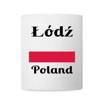 Łódź, Polen - Stilvolle Drucke - Tasse - Weiß - Vorne