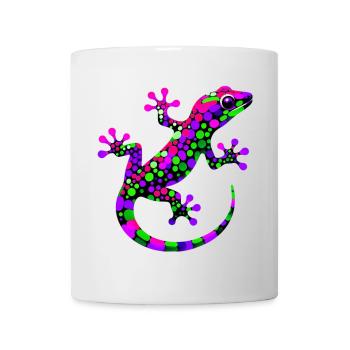 Gecko - Tasse - Weiß - Vorne