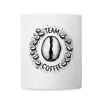 Team Coffee , Team Kaffee, Kaffee Lover - Tasse - Weiß - Vorne