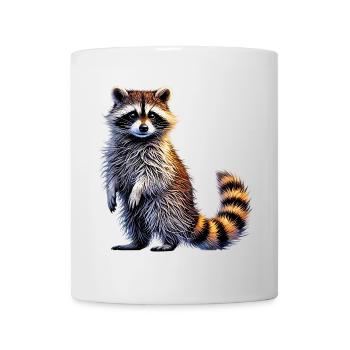 Raccoon - Mug - white - Front