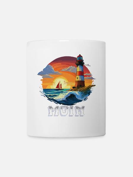 Moin Lighthouse - Mug - white