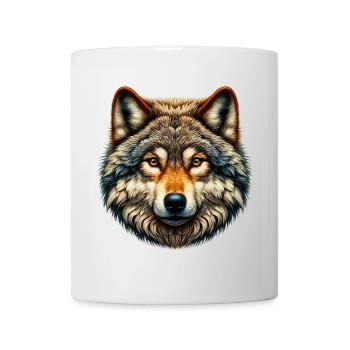 Wolf - Mug - white - Front