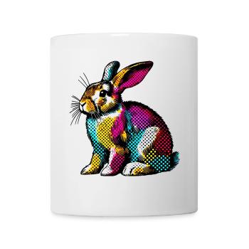 Lapin - Mug blanc - blanc - Devant