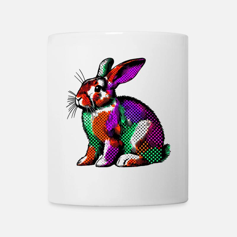 Kaninchen - Tasse - Weiß
