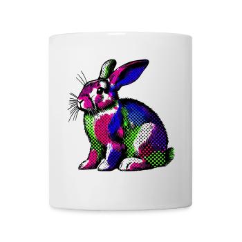 Lapin - Mug blanc - blanc - Devant