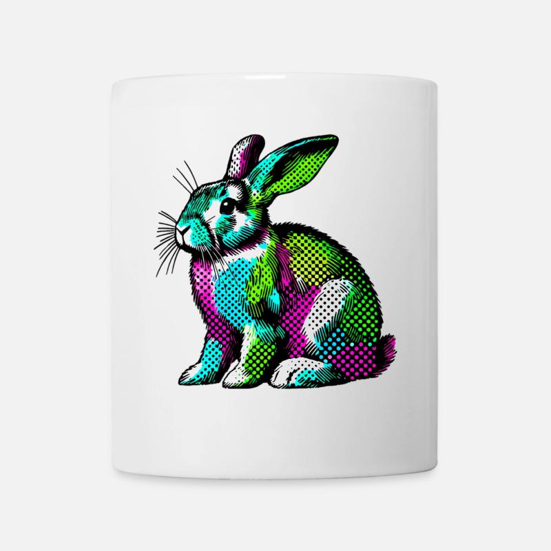 Kaninchen - Tasse - Weiß