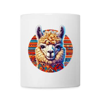 Alpaka - Tasse - Weiß - Vorne