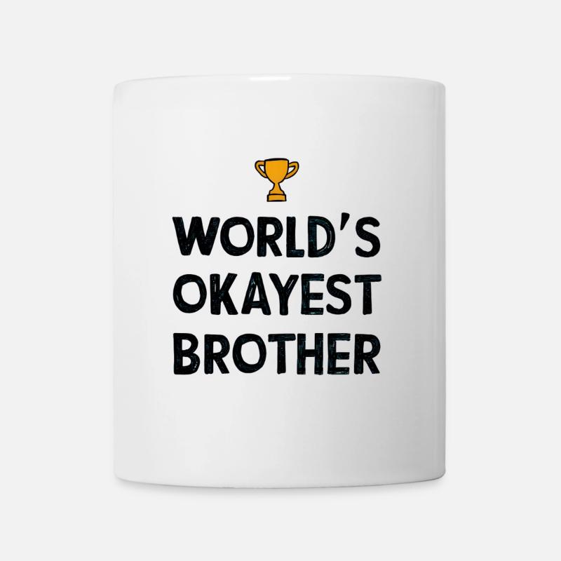 World's Okayest Brother - Mug - white
