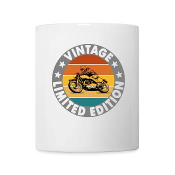 Weinlese - Tasse - Weiß - Vorne