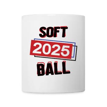 Softball Spielerin Team Turnier Mannschaft 2025 - Tasse - Weiß - Vorne