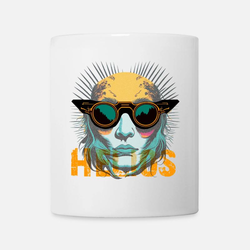 Hélios, déesse du soleil - Mug blanc - blanc
