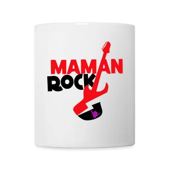 Maman rock - Mug blanc - blanc - Devant
