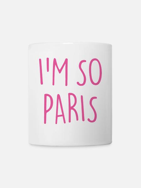I'M SO PARIS - Tasse - Weiß