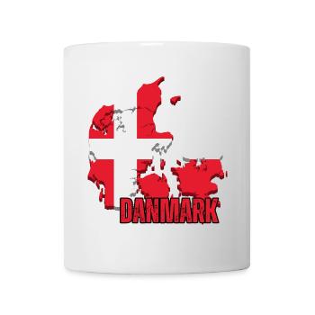 Dänischer Stolz, Flagge von Dänemark - Tasse - Weiß - Vorne