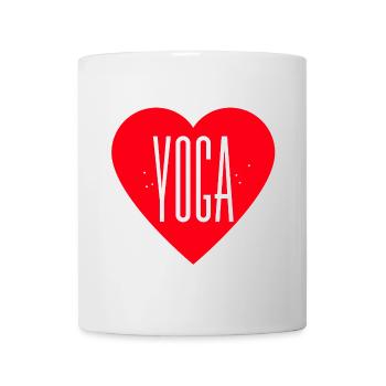 Yoga - Mug blanc - blanc - Devant