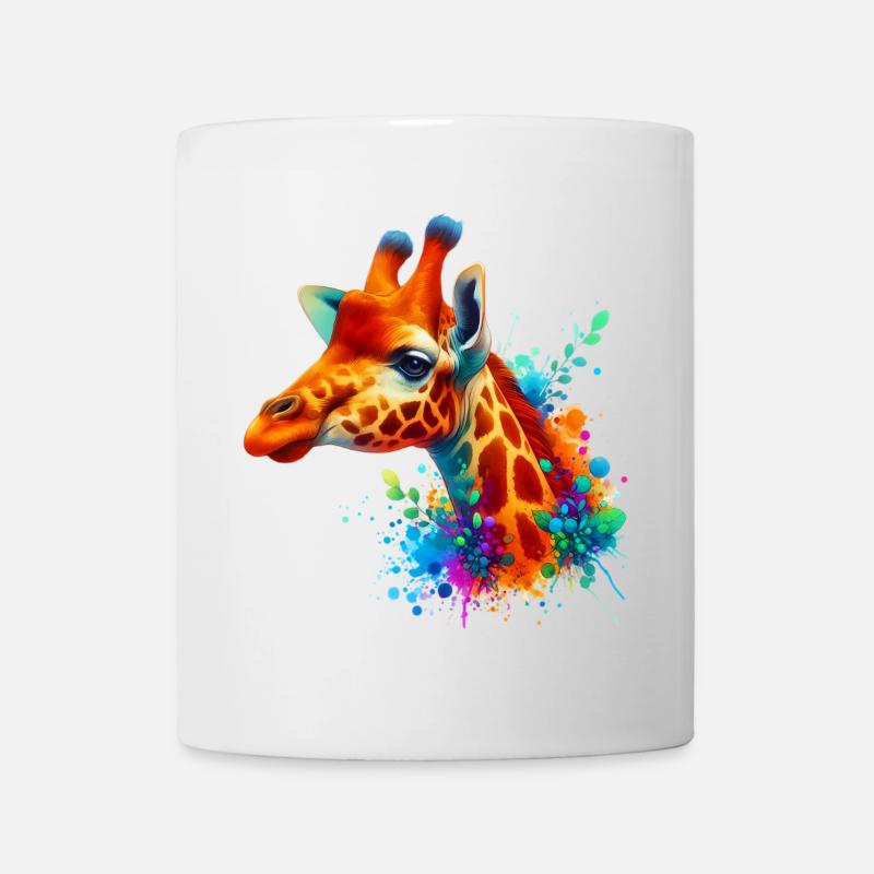 Girafe - Mug blanc - blanc