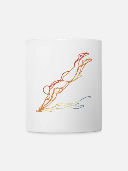 Natation Look Vintage - Mug blanc - blanc
