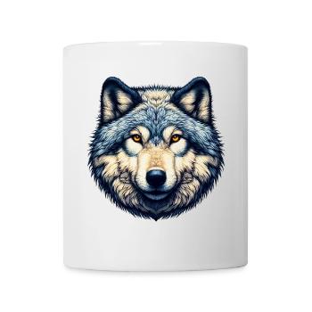 Loup - Mug blanc - blanc - Devant
