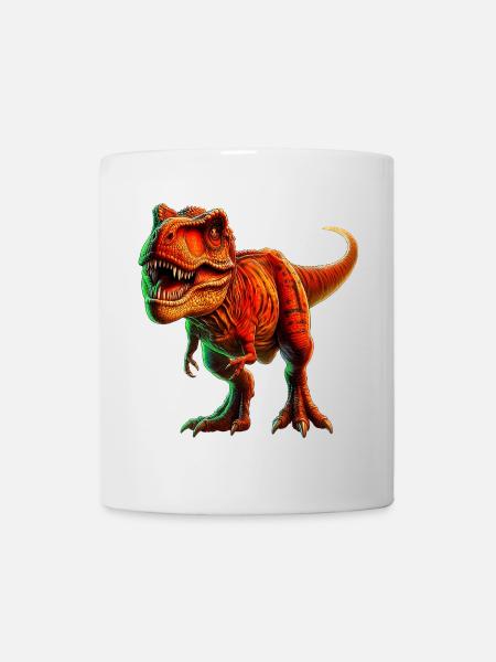 Dinosaurier - Tasse - Weiß