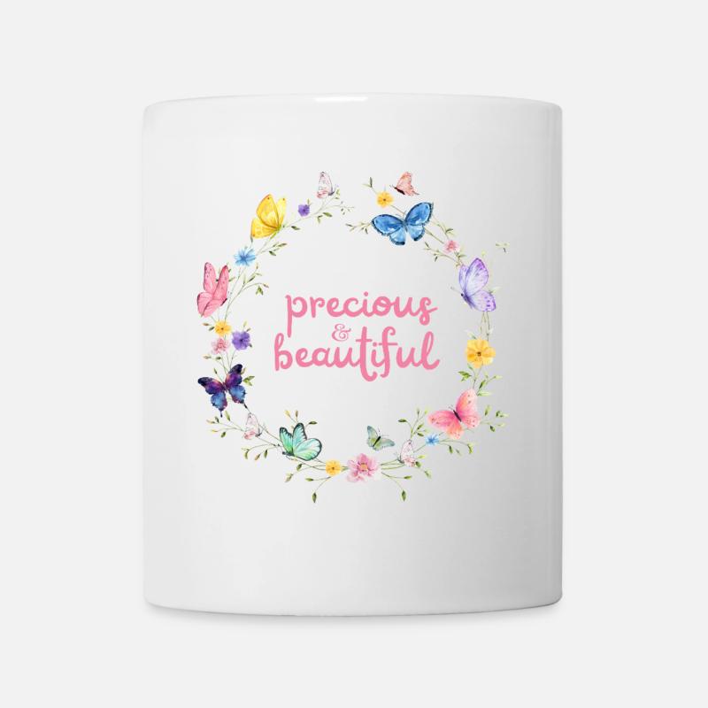 precious & beautiful - Tasse - Weiß