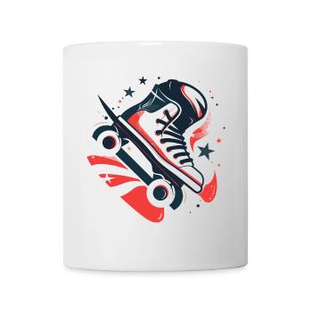 Roller Skates Drawing - Mug - white - Front