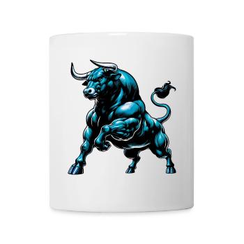 Stier - Tasse - Weiß - Vorne