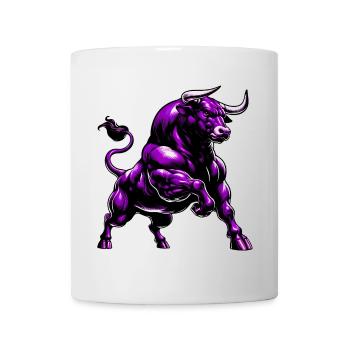 Stier - Tasse - Weiß - Vorne