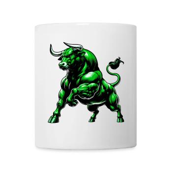 Stier - Tasse - Weiß - Vorne