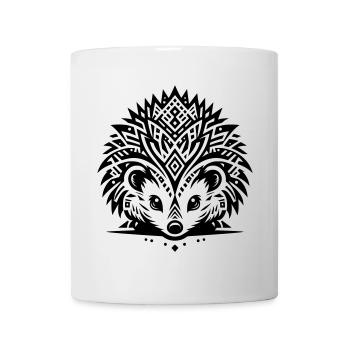 Hérisson tribal - Mug blanc - blanc - Devant
