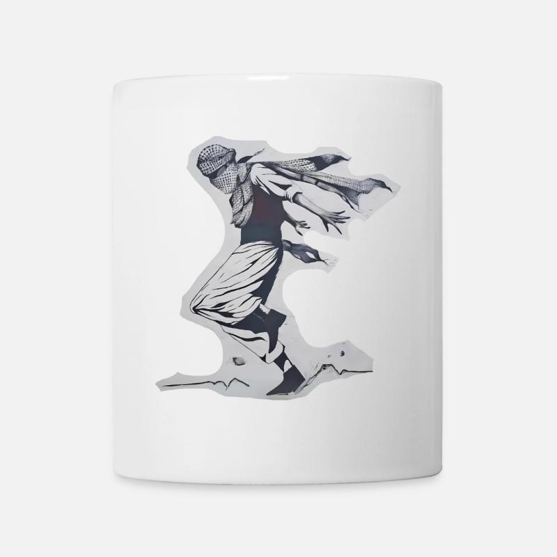 Der Freiheits-Tänzer - Tasse - Weiß